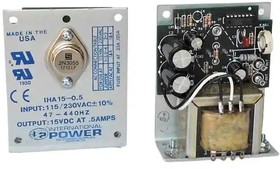 IHA15-0.5, Linear Power Supplies +15V 0.5A PWR SPLY Made in the USA