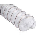 Универсальный шланг из прозрачного ПВХ 10 м, 50 мм, стенка 0,5 мм PVC-50-10