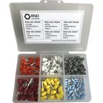 RND 465-00701, Bootlace Ferrule Assortment, 230 pcs