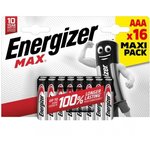 MAX E92 (286/LR03/AAA)16, Элемент питания алкалиновый MAX (16шт) 1.5В