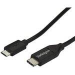 USB2CUB2M, USB 2.0 Cable, Male USB C to Male Micro USB B Cable, 2m