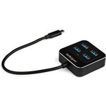 HB31C4AB, 4 Port USB 3.1 USB A Hub, USB Bus Powered, 43 mm x 15.8 mm x 1.7cm