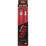 USB Дата-кабель "Cable" Micro USB плоский мягкий силикон 1 м. (розовый)