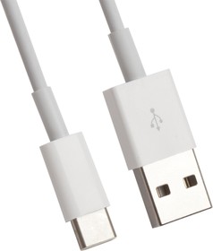 Фото 1/2 USB Дата-кабель USB - USB Type-C 1 метр (белый/коробка)