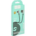Фото 2/2 USB кабель HOCO U42 Exquisite Steel Micro Charging Data Cable (L=1,2M) (черный)