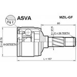 MZIL-GF, ШРУС внутренний левый 30x35x28