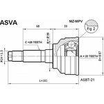 mz-mpv, Шрус наружный 23x56x26 MAZDA MAZDA : MPV