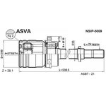 NSIP-5009, ШРУС внутренний правый 27x35x29