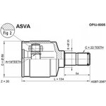 OPIU5005 ШРУС ВНУТРЕННИЙ 19x35x22