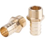 0123 25 34, Brass Pipe Fitting, Straight Threaded Tailpiece Adapter ...