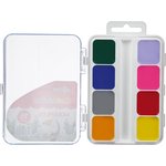 Краски акварельные №1 School ColorPics набор 16 цв б/кисти пластик