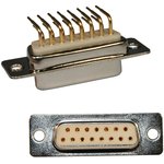 173-E09-113R001, D-Sub Standard Connectors 9POS Male 5A Steel