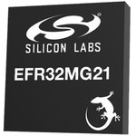 EFR32MG21A010F512IM32-B, RF System on a Chip - SoC Mighty Gecko, QFN32, 2.4G ...