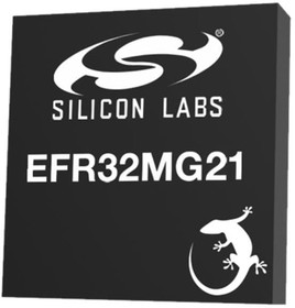 Фото 1/2 EFR32MG21A020F512IM32-B, RF System on a Chip - SoC Mighty Gecko, QFN32, 2.4G, 20dB, mesh multiprotocol, 512kB, 64kB(RAM), 20 GPIO