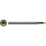 RND 475-00264, Multicore Cable, YY Unshielded, PVC, 4x 1.5mm², 50m, Grey