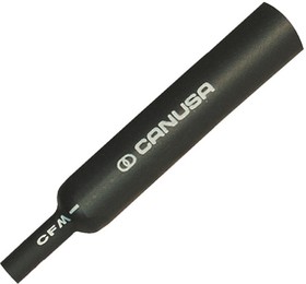 CFM 1500 (38/12) D, Heat-Shrink Tubing Polyolefin, 12 ... 38mm, Black, 1.2m