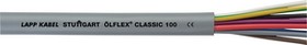 OLFLEX CLASSIC 100 300/500V 16G0,5, Multicore Cable, YY Unshielded, PVC, 16x 0.5mm², 50m, Grey