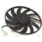 0030140001, Вентилятор радиатора (385 mm, без рамки, w/o socket) AUDI A4 ...