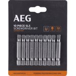 Биты 10шт.SL5x50mm AAK5010TX40 AEG 4932479529