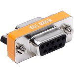 GCR-55568, Переходник COM RS-232 DB9F / DB9M мама-папа 0-модемное соединение COM ...