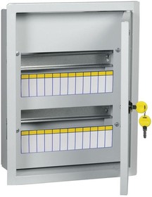 Фото 1/10 Корпус ЩРв-24 TITAN 3 395х310х120мм IP31 метал. IEK MKM14-V-24-30-T