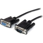 MXT1001MBK, Male 9 Pin D-sub to Female 9 Pin D-sub Serial Cable, 1m PVC