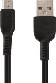 Фото 1/2 USB кабель HOCO X13 Easy Charging Micro Charging Cable (L=1M) (черный)