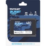 SSD 2.5" Patriot 480GB Burst Elite  PBE480GS25SSDR  (SATA3, up to 450/320Mbs ...