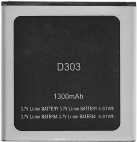 Фото 1/2 Аккумулятор / батарея для Micromax D303