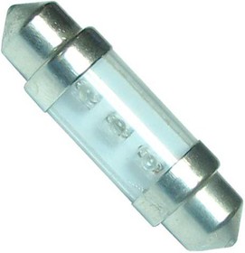 30432G, Лампа светодиодная 12V C10W SV8.5-8 двухцокольная Green ...