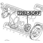 2282-SORF, Ступица передняя
