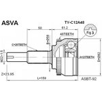 TY-C12A48, ШРУС наружный 23x58x26