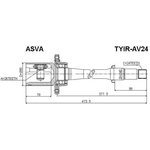 TYIR-AV24, ШРУС внутренний правый 26x40x24 (oem-исполнение)