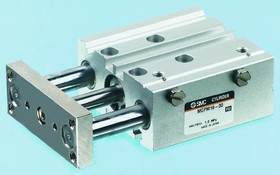 MGPM32TF-25Z, Pneumatic Guided Cylinder - 32mm Bore, 25mm Stroke, MGP Series, Double Acting