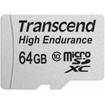 TS64GUSDXC10V, Флеш карта microSD 64GB Transcend microSDXC Class 10 (SD адаптер) ,MLC
