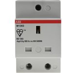 2CSM259343R0721 M1363, Grey 1 Gang Plug Socket, 13A, Type G - British, Indoor Use