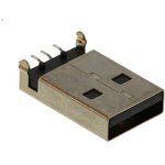 480371000, Пазъем USB PL 4 контакта угловой SMD 4 терминала 1 порт лоток