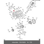 12615626, ДАТЧИК ПОЛОЖЕНИЯ (ОБОРОТОВ) КОЛЕНВАЛА [ORG]