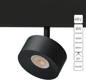 Фото 1/2 Arte Lamp A4771PL-1BK LINEA Магнитный трековый светильник LED