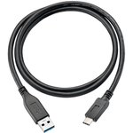 632910731131, Cable USB 3.1, USB-A Plug - USB-C Plug, 1m, WR-COM