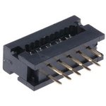 6425073, IDC Connector, Right Angle, Plug, Black, 3A, Contacts - 10