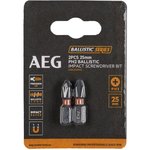 Биты ударные AAK252PH2 (2 шт; PH2; 25 мм) AEG 4932479164