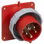 2CMA100617R1000,CONN, MAIN INLET, 4P5W, 32A, 415V, RED