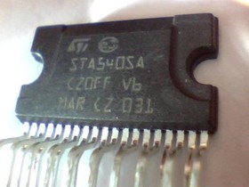 STA540SA, Четырехканальный аудиоусилитель класса АВ, 4 х 13Вт, 8В…22В, 60дБ, 2 Ом/8 Ом, ST Microelectronics | купить в розницу и оптом