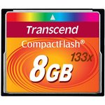 TS8GCF133, CF133 CompactFlash 8 GB MLC Compact Flash Card