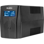 UPS SVEN Pro 650 (90Вт, LCD, USB, RG-45, 2 евро розетки)