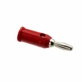 1809-2, Test Plugs & Test Jacks PIN TIP JACK/BANANA PLUG (RED)