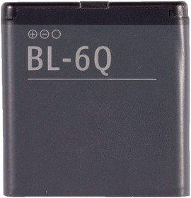 Фото 1/3 Аккумулятор / батарея BL-6Q для Nokia 6700 classic, RM-470