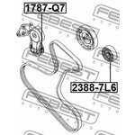 Ролик AUDI Q7 2007-2015 [ZA] обводной комплект \ 2388-7L6 FEBEST