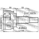 2410-KANII, External C-ct\ Renault Kangoo 1.6/1.5D 08